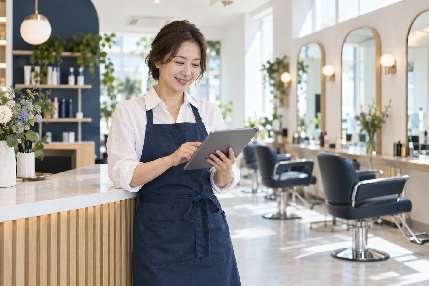 매장 계산대에서 노트북을 사용하는 운영자 — 배달대행 PG사 신청 상담상담, 돈길 두세 줄만 불러 주세요. 연락 주시면 맡길 범위부터 정해요.